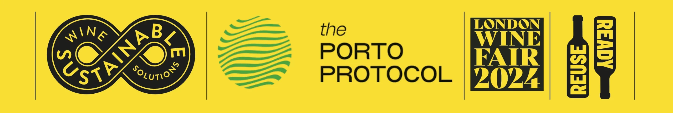 ReuseReady Campaign is a collaboration between the London Wine Fair, non-profit organisation The Porto Protocol and Sustainable Wine Solutions.